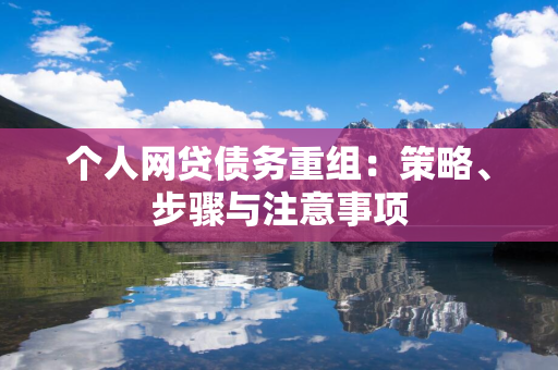 个人网贷债务重组：策略、步骤与注意事项